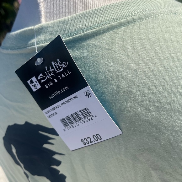 Salt Life Mint Green Short Sleeve Tee - Picture 3 of 4